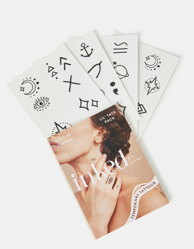 Inked by Dani Lil' Tats Temporary Tattoo Pack, , large