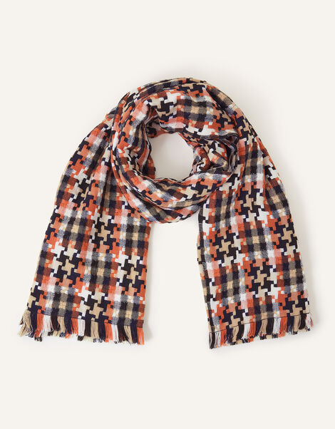 Woven Check Blanket, , large