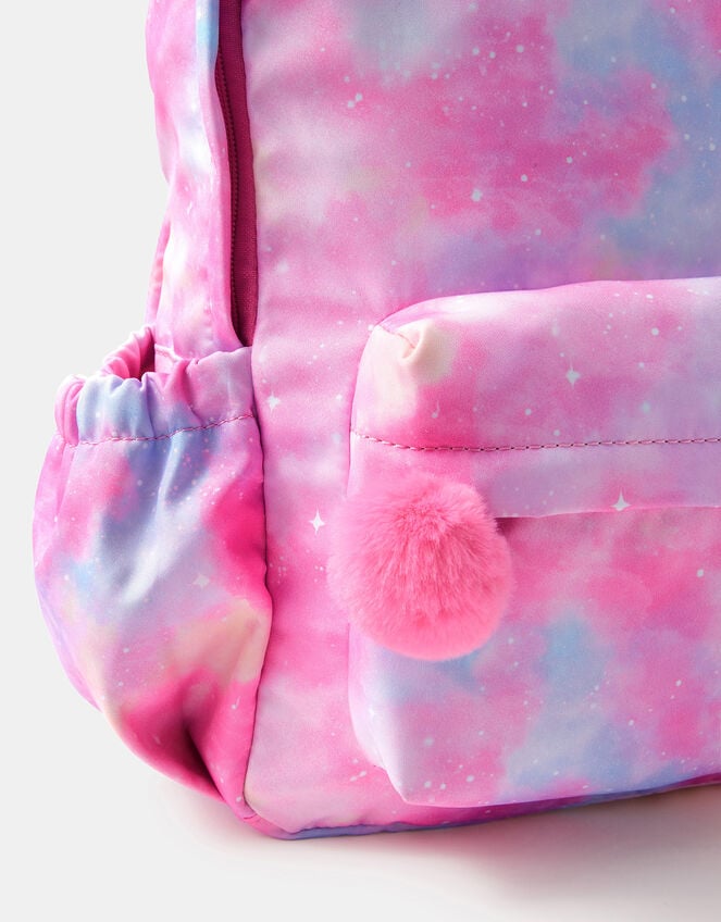 Girls Galaxy Print Backpack, , large