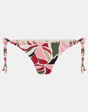 Abstract Print Triangle Bikini Top, Multi (MULTI), large