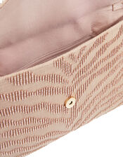 Evie Oversized Beaded Clutch Bag, , large