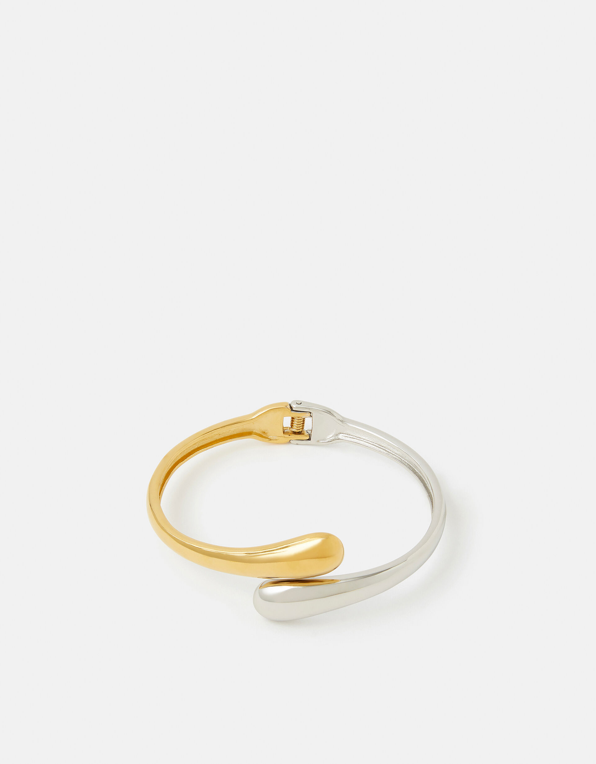 Stainless Steel Mixed Metal Bangle | Stainless Steel | Accessorize UK