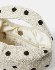 Polka Dot Beaded Bag, , large