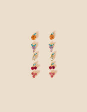 Fruit Stud Earrings 5 Pack, , large
