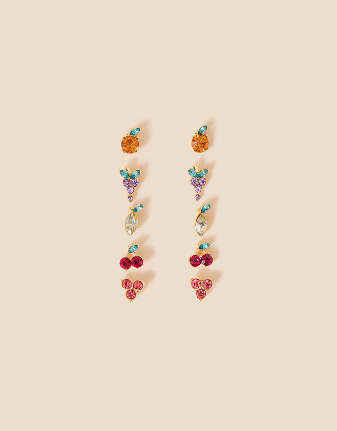 Fruit Stud Earrings 5 Pack, , large