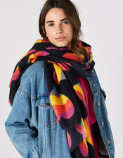 Rainbow Heart Blanket Scarf, , large