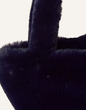 Faux Fur Shopper Bag, , large