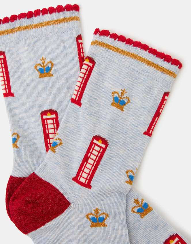 London Print Socks, , large