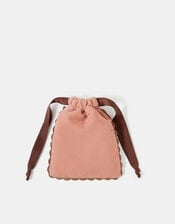 Sausage Dog Velvet Drawstring Pouch, , large