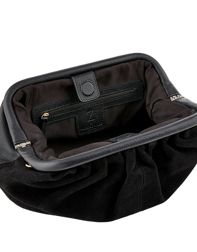 Stormy Leather and Suede Bag, , large