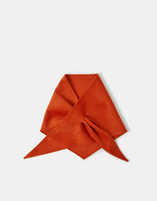 Large Knitted Triangle Scarf, , large