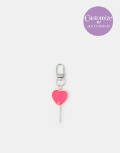 Mini Heart Lollipop Charm, , large