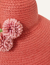 Straw Floppy Hat, , large