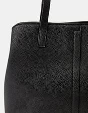 Webbing Strap Shoulder Bag , Black (BLACK), large