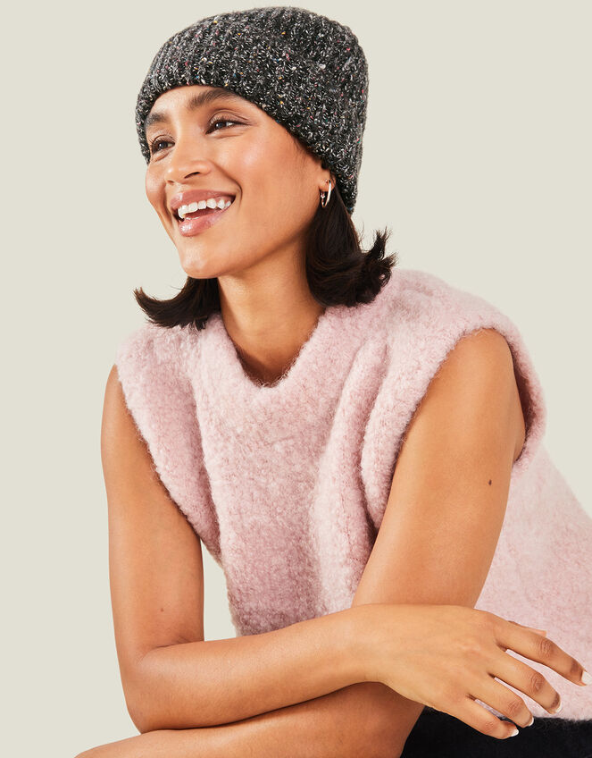 Chunky Neppy Beanie Hat, , large