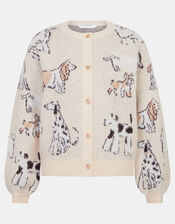 Accessorize x Good Manners Dog Print Cardigan​, Multi (MULTI), large