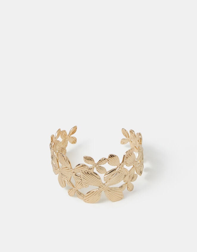 Floral Cuff Bracelet, , large