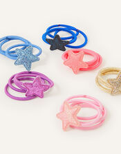 Girls Star Itsy Bitsy Hair Band Multipack, , large