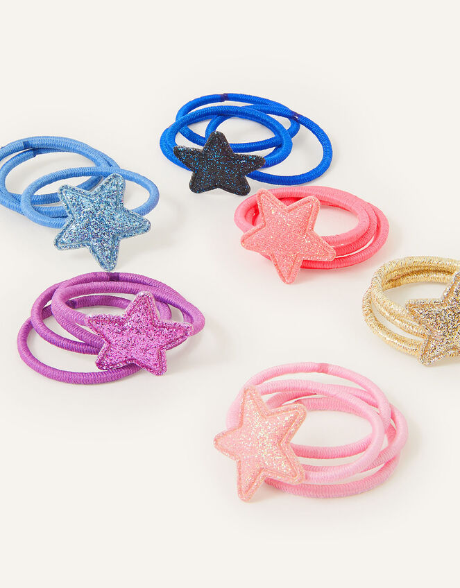 Girls Star Itsy Bitsy Hair Band Multipack, , large