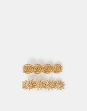 2-Pack Soleil Metal Hair Clips, , large