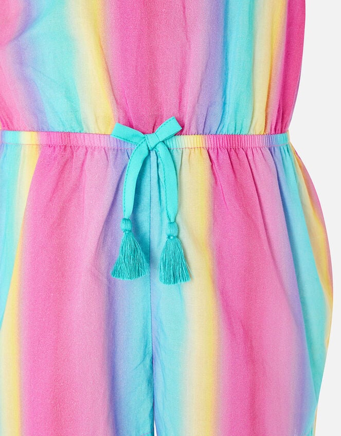 Girls Rainbow Playsuit, Multi (BRIGHTS-MULTI), large