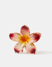 Tropical Flower Metal Claw Clip, , large