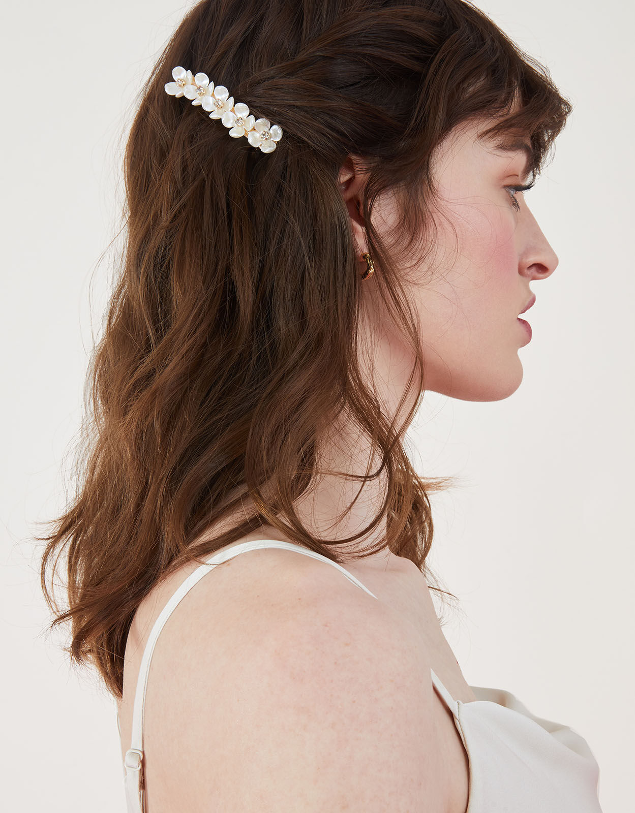 Floral barrette store