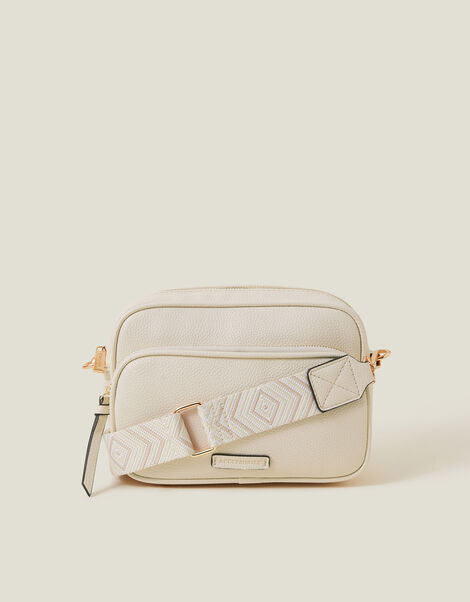 Dina Double Zip Cross-Body Bag, , large