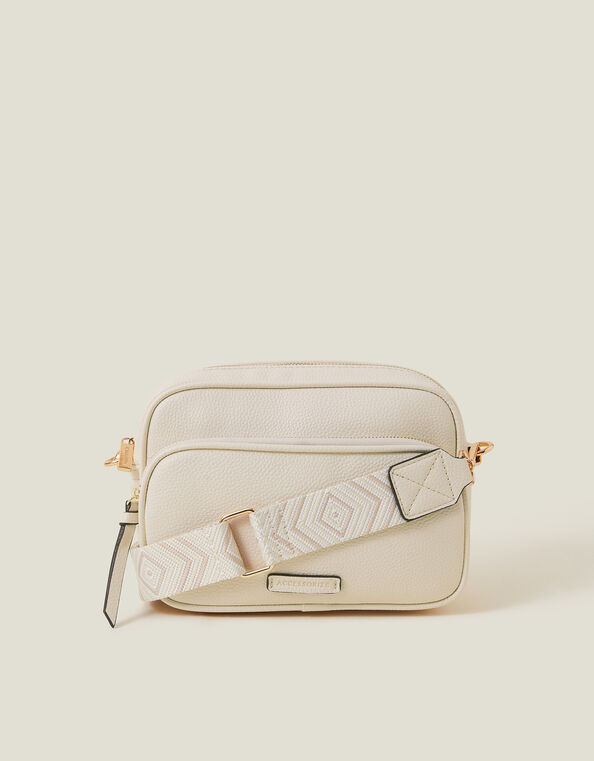 Dina Double Zip Cross-Body Bag, , large