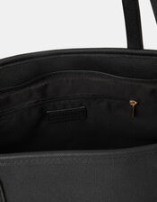 Plain Tote Bag, Black (BLACK), large