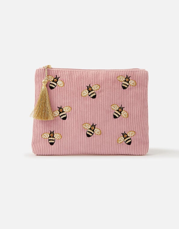 Bee Embellished Pouch, , large