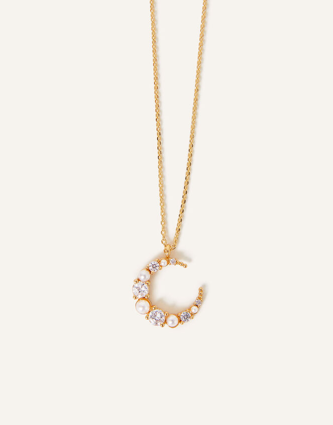 14ct Gold-Plated Celestial Sparkle Necklace , , large