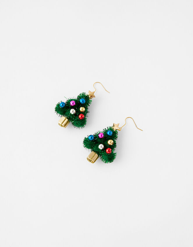Christmas Tree Earrings, , large