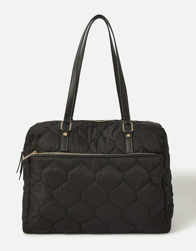 Quilted Weekend Bag with Recycled Polyester, , large