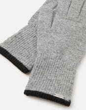 Two Tone Knitted Gloves, , large