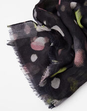 Solar Brushstroke Print Scarf, , large