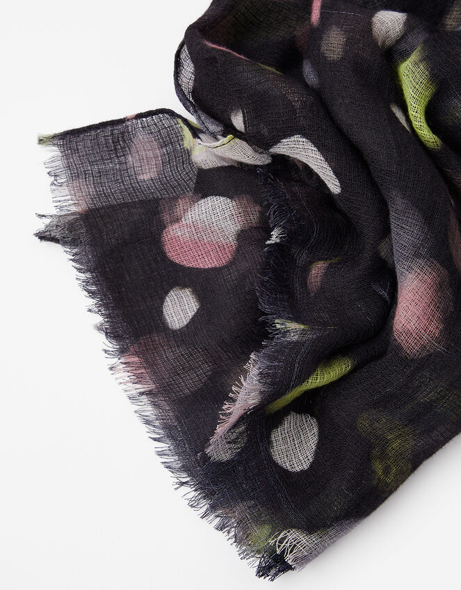 Solar Brushstroke Print Scarf, , large
