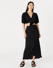Wrap Co-ord Skirt, Black (BLACK), large