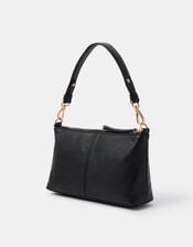 Leather Crossbody Handbag, , large