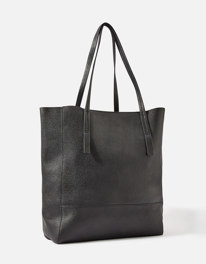 Large Leather Shopper Bag, , large