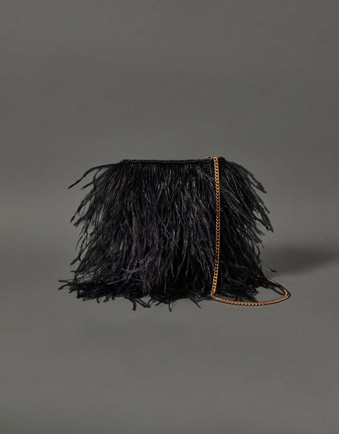 Feather Cross-Body Bag, , large