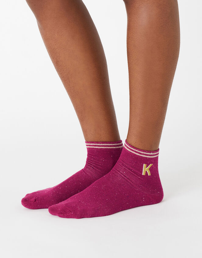 Initial Ankle Socks - K, , large