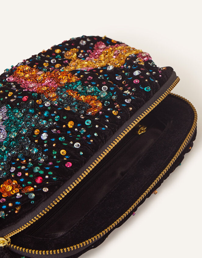 Galaxy Embellished Clutch Bag, , large