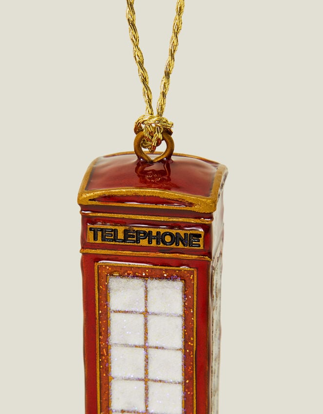 London Telephone Box Christmas Tree Decoration, , large