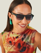 Ombre Flat Top Sunglasses, , large