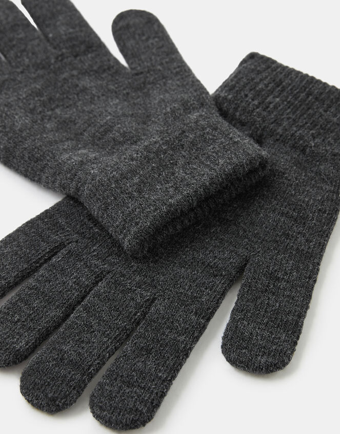 Super-Stretchy Knit Gloves , , large