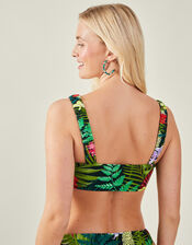 Jungle Crop Bikini Top, BRIGHTS MULTI, large