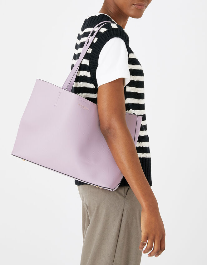 Classic Tote Bag, Purple (LILAC), large