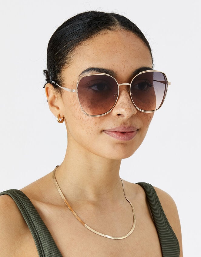 Sally Square Sunglasses, , large