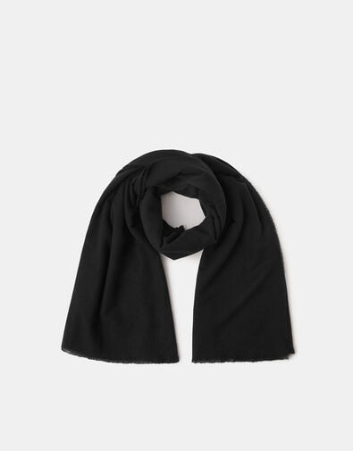 Grace Super-Soft Blanket Scarf, Black (BLACK), large